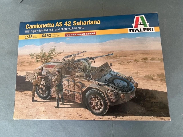 Char Militaire Blindé SAHARIANA Italie 1942 - Modèle Réduit 1/43 - Métal - Neuf En Boîte - Marque Edison Giocattoli