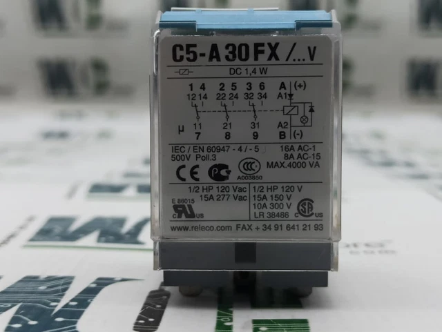 C5-A30Fx Releco Mr-C Power Relay Dc24V Sl No 585633