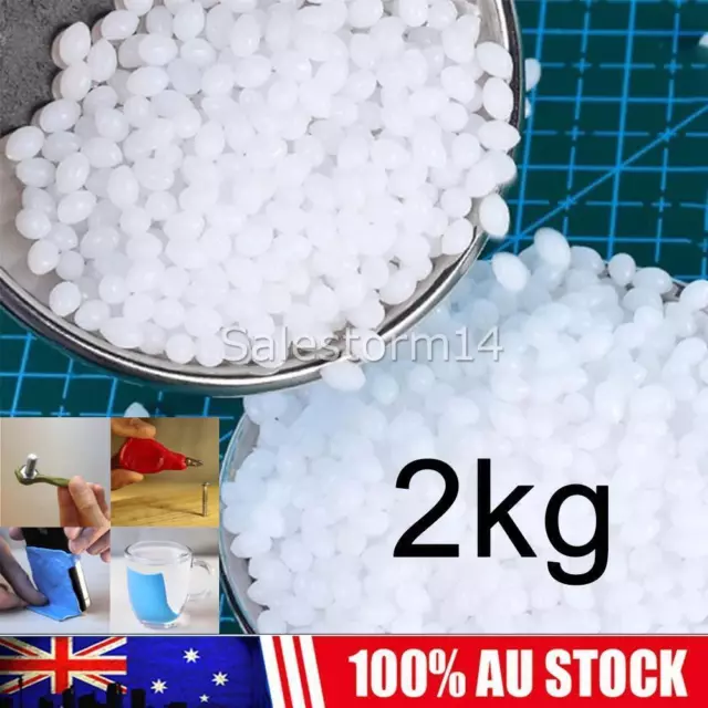 2KG 62℃ Polymorph Mouldable Plastic Pellets Thermoplastic PCL NonToxic DIY NEW