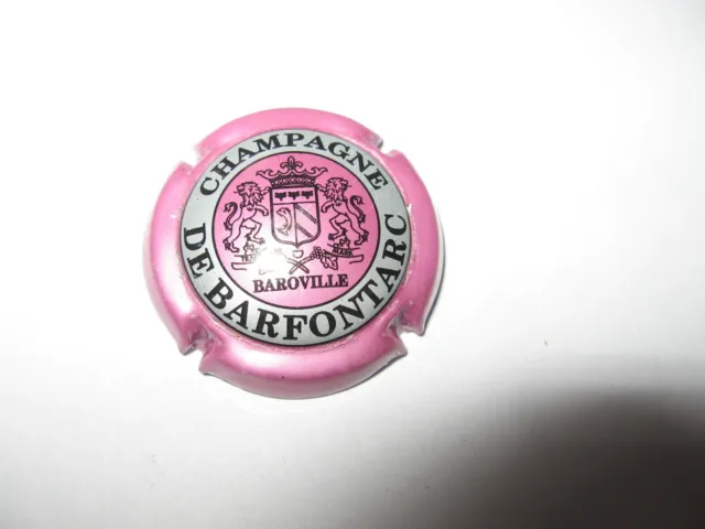 1 capsule de champagne Barfontarc N°3 contour rose foncé