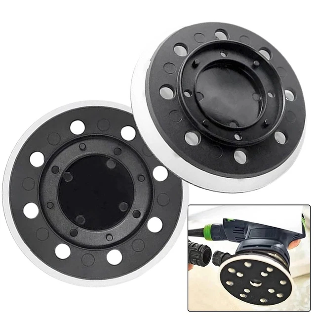 1 pz. tampone abrasivo 8 fori facile da installare plastica + settore di ricambio PU