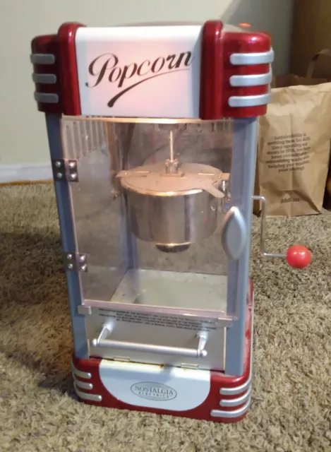 Nostalgia Electrics Kettle Popcorn Maker Retro Series