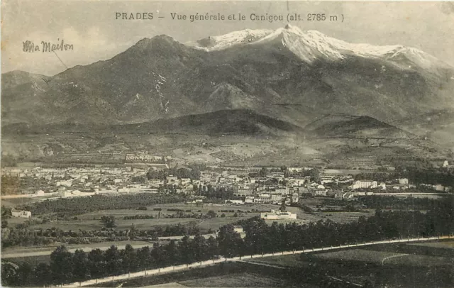 66  Prades  Vue Generale Et Le Canigou