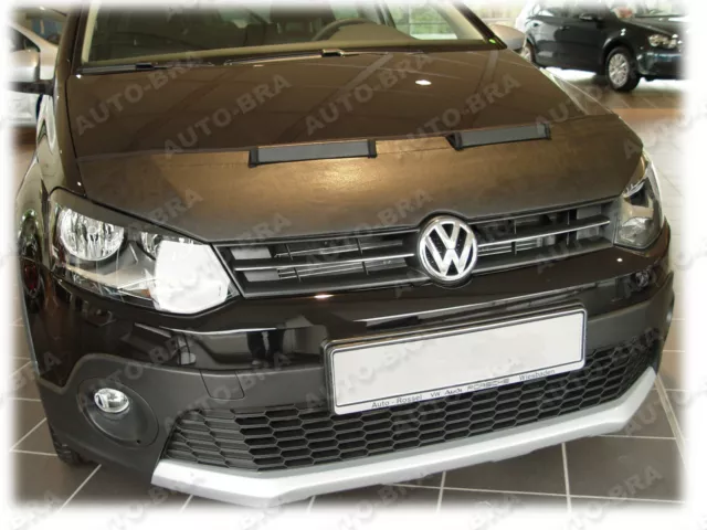 Sujetador Bonnet para VW Polo 5 tipo 6R-6C año 2009 - 2017 protección contra impactos de piedras sujetador capó 2