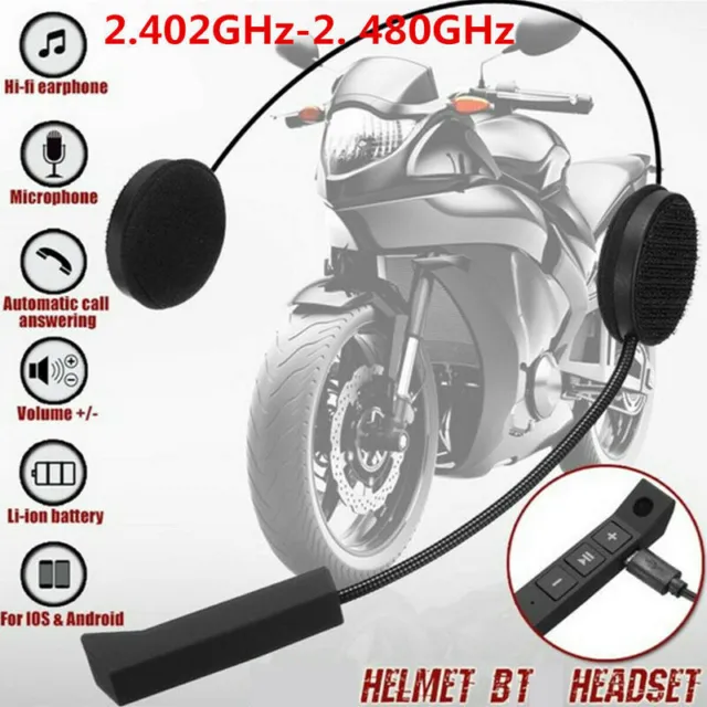 Motorrad Headset Universal Blue-tooth Kommunikation Helm Kopfhörer mit Mikrofon