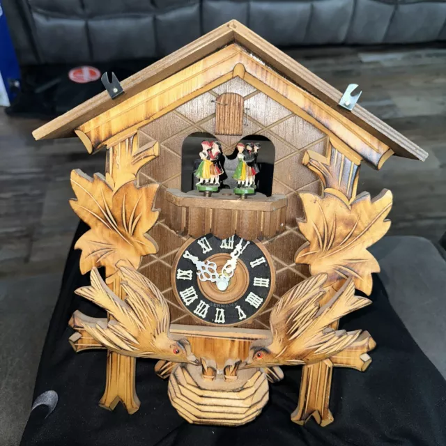 Cuckoo Clock German Black Forest Musical - Not Working Condition - READ