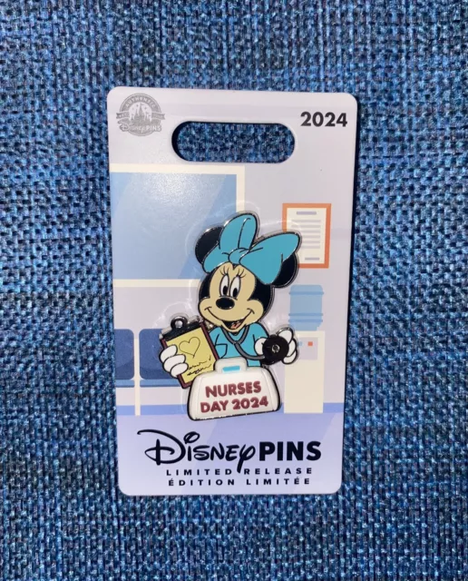 DISNEY NURSES DAY 2024 Pin Minnie Mouse Pin LR Pin On Hand 74.99