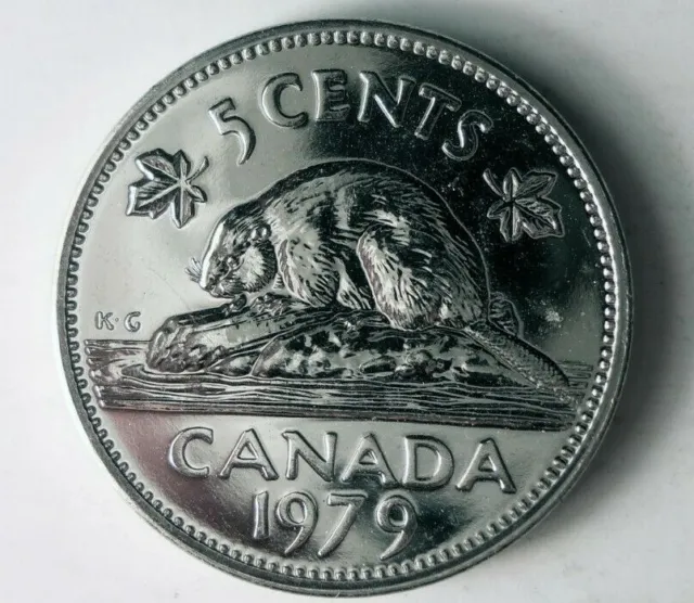 1979 CANADA 5 CENTS - Low Mintage PROOF - FREE SHIP - BARGAIN BIN #111