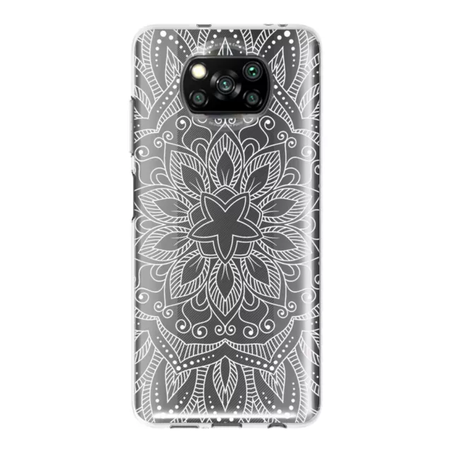 Flower Pattern Back Case Phone Case Cover for Xiaomi Poco X3 Note 10 Lite 10T 11 2