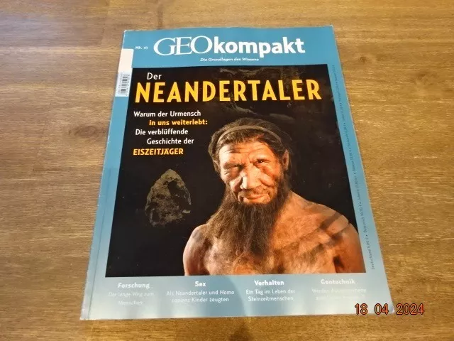 Geo kompakt Nr. 41 --- Der Neandertaler