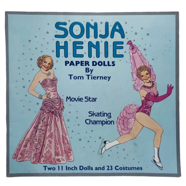 Vintage 1997 Sonja Henie Paper Dolls Movie Star & Skating Champion Book NOS