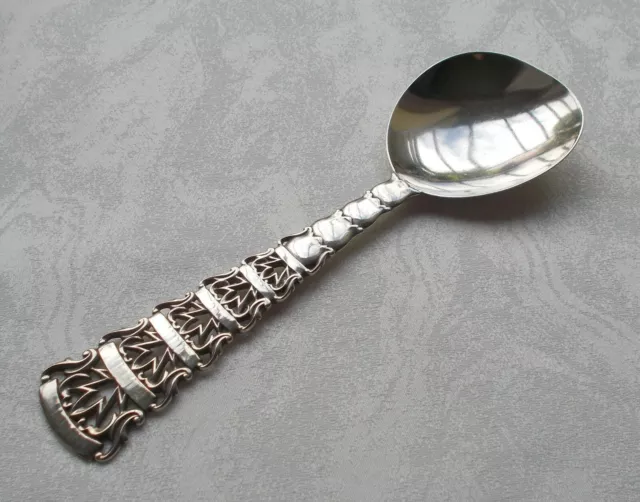 Rare Bruckmann Large Cream Spoon Atelierentwurf IN 800er Silver Um 1925 #1