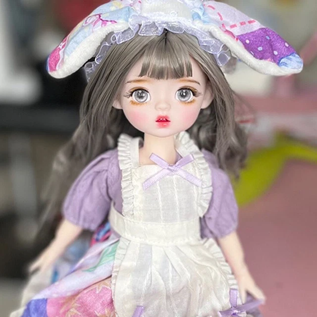 1/6 BJD Doll for Girls Movable Jointed Body with Fashion Clothes DIY Toys Dolls