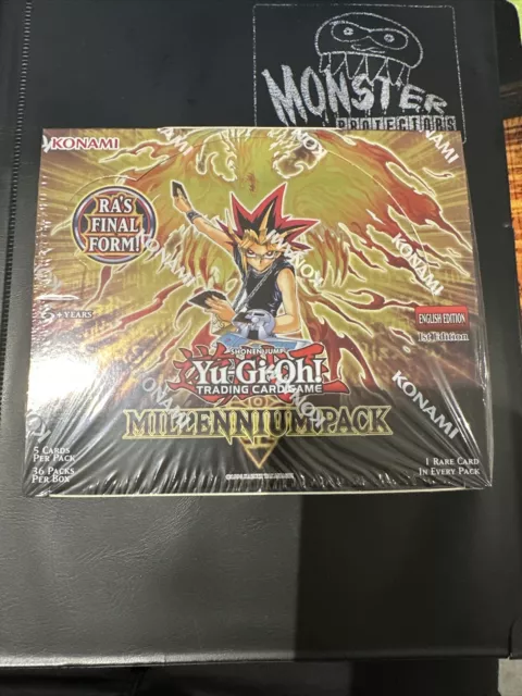 Yugioh Millennium Pack Booster Box 36 Packs 1St Edition New & Sealed