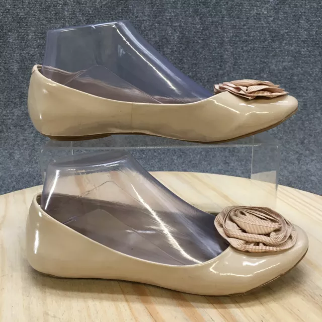 Jessica Simpson Shoes Womens 7.5 B Densie Casual Slip On Ballet Flats Beige