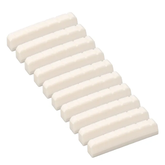 (43mm DJ30A)Slotted Bone Nut For Guitar Better Tones Guitar Nut For Repair