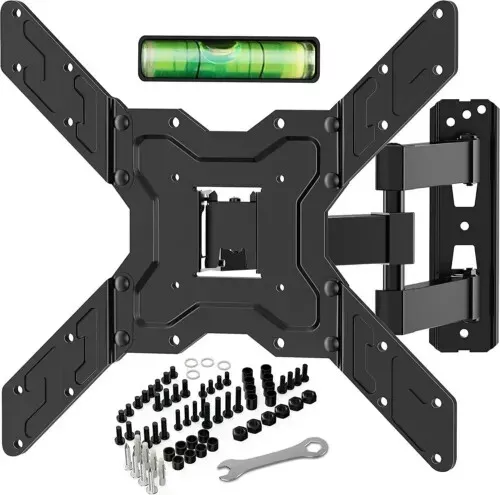 TV Wandhalterung für 26-55 Zoll Schwenkbare Wandhalter Fernseher Neigbare