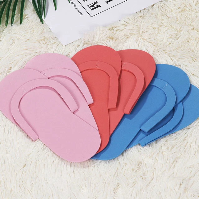 24 Paar Schwimm-Flip-Flops, Einweg-Hausschuhe,