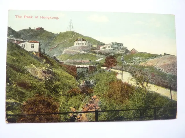 Early Hong Kong Postcard - The Peak - Hong Kong