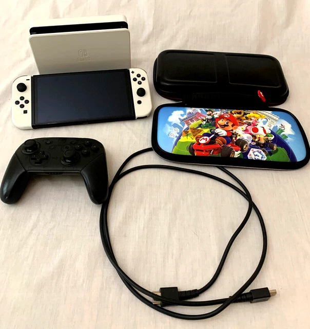 NINTENDO SWITCH OLED Model HEG001 Handheld Console 64GB+256GB SD