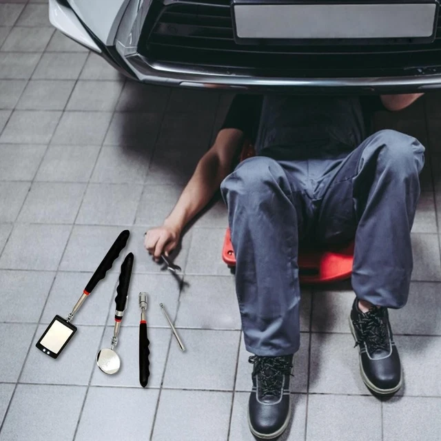 Specchio auto meccanico regolabile ideale per regolazione trucco e ispezione