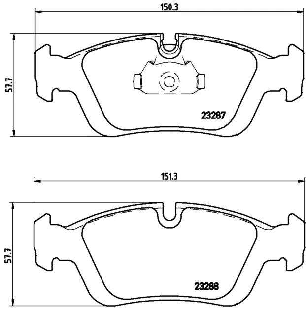 KIT DISCHI E PASTIGLIE FRENO ANTERIORE BREMBO BMW 320d E46 3