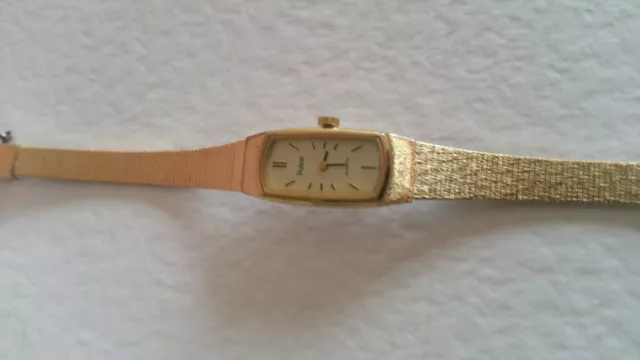 Vintage gold pulsar ladies watch clearance