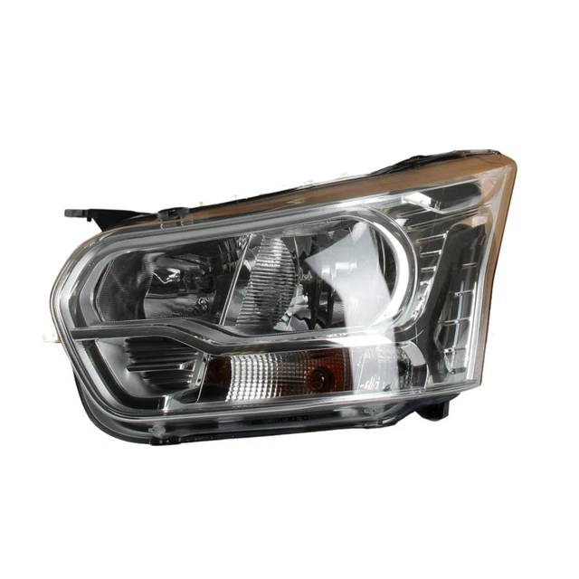 Fichiouy Headlights Compatible With 2010 2011 2012 2013Ford Transit Connect Halogen Headlight Assembly Left Driver Side Replacement Clear Housing