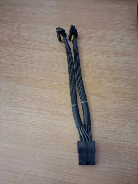 PCI-e 8Pin Female to Dual 8Pin(6+2) Male GPU Power Cable PCI Express Adapter
