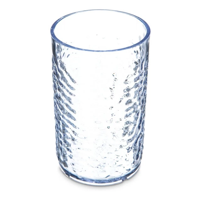 Carlisle 550907 Pebble Optic 9.5 Oz. Clear Tumbler - 24 / CS
