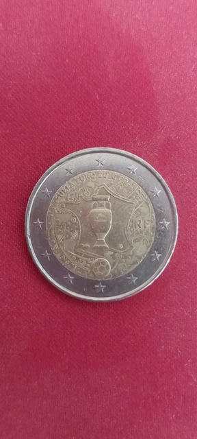 PIECE COMMEMORATIVE 2 EUROS FRANCE UEFA Euro Football 2016