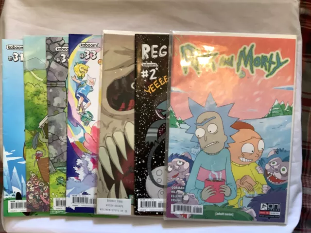 adventure time Regular Show Rick And Morty comics X7