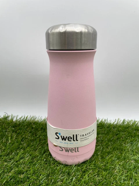 S'well Stainless Steel 16 Fl Oz Triple-Layered Vacuum-Insulated Travel Mug, Pink