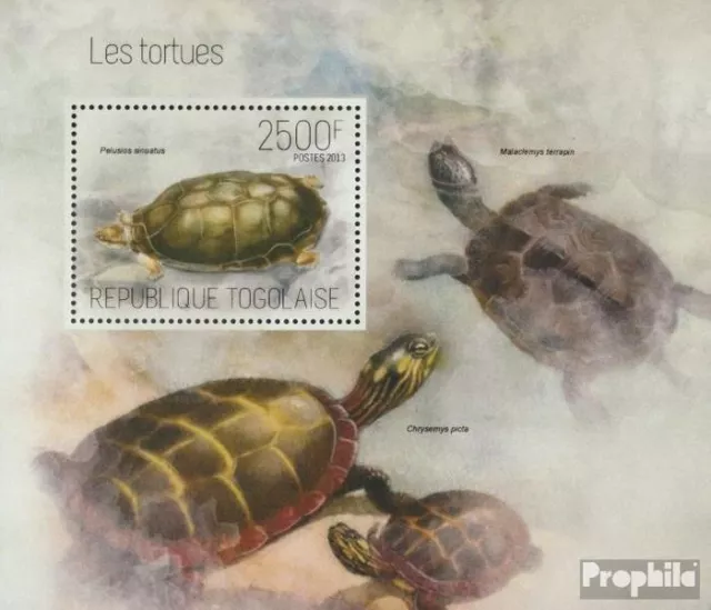 Briefmarken Togo  Mi Block 882 postfrisch Dinosaurier