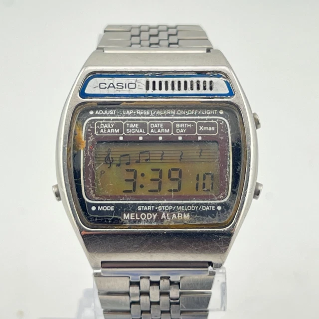 VINTAGE CASIO WATCH 12 Melody Alarm 82 H 104 Japan A $174.18