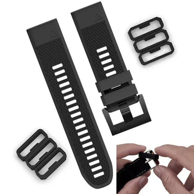 Silicone Strap Band Band Keeper For Vivoactive 3 4 Loop Ring Foreruner 245 645