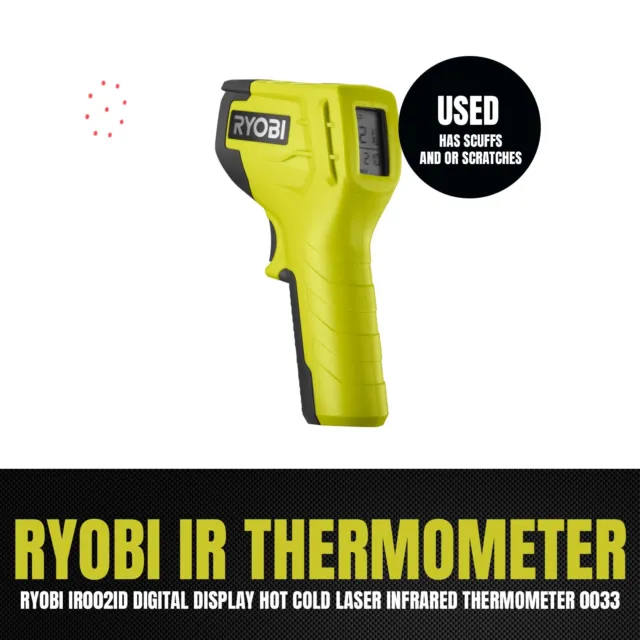 Ryobi 8 in. Infrared Thermometer