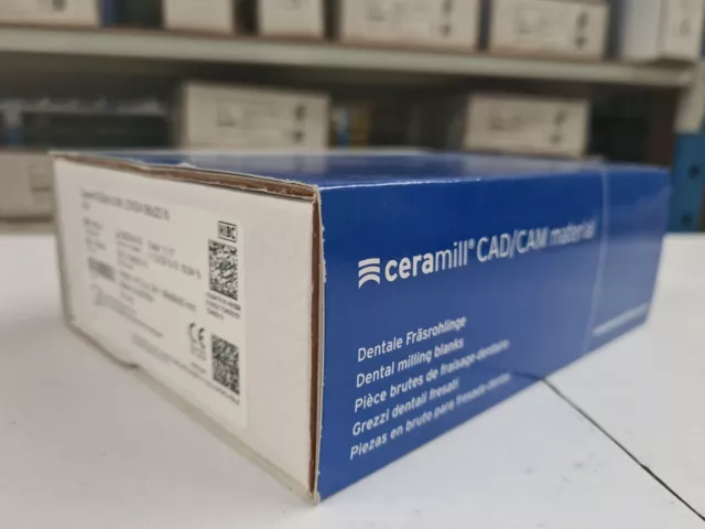 Ceramill Zolid Fx ML D3/D4 98x20N Ref. 761814 Amann Girrbach New