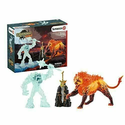 Schleich Eldrador Figurine de monstre de glace avec arme pour enfants de 7 à 12 ans