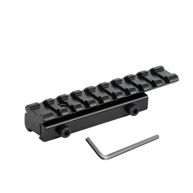 11mm to 20mm Dovetail Weaver Picatinny Rail Adapter Converter Mount Sc 11mm to 20mm Dovetail Weaver Picatinny Rail Adapter Converter Mount Sc