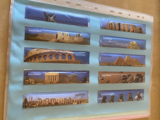 Bustine di zucchero piene da collezione
