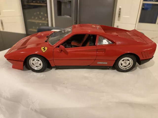 Polistil Red Ferrari GTO 01109 Tonka Scale 1:16 Diecast Model Car No Box