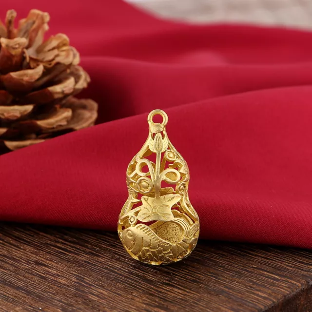 Gourd Figurine Delicate Carving Decorative Cute Gourd Shape Keychain Pendant