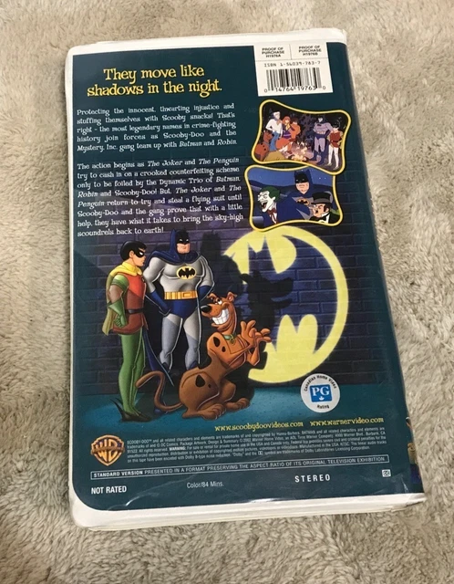 SCOOBY-DOO MEETS BATMAN VHS Tape Warner Bros 1999 Clamshell Case $11.77 ...