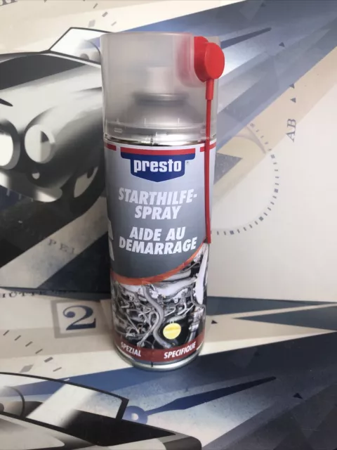 Presto Starthilfespray 400 ml Spraydose Hilfsmittel bei Startschwierigkeiten