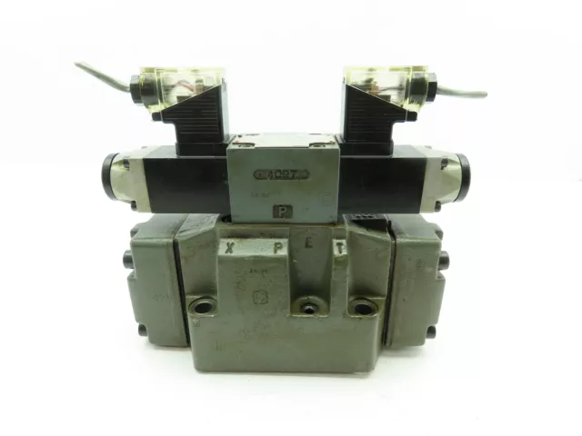 Rexroth 4WEH16E60/6AG24N9ETK4 Hydraulic Directional Dual Solenoid Spool Valve