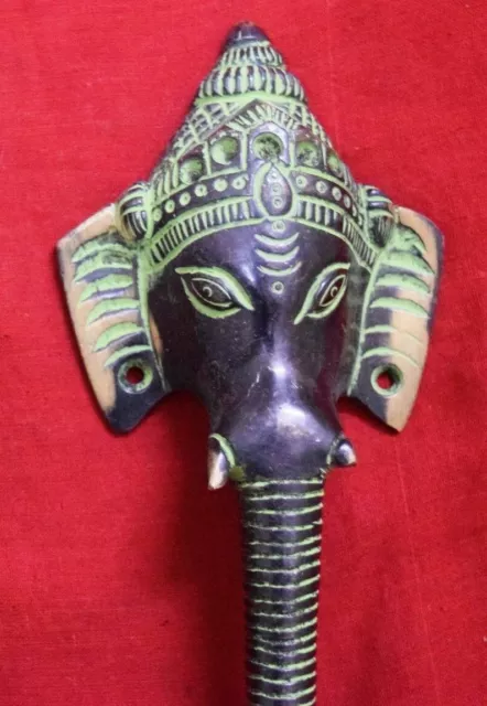 Thai Elephant Head Shape Door Handle Brass Handmade Hotels door handle CS 24 3