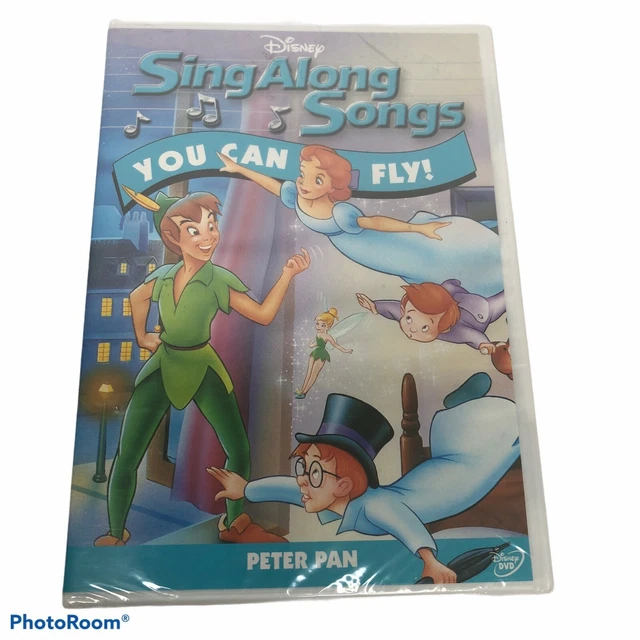 DISNEY SING ALONG Songs Peter Pan You Can Fly DVD BRAND NEW SEALED £10.