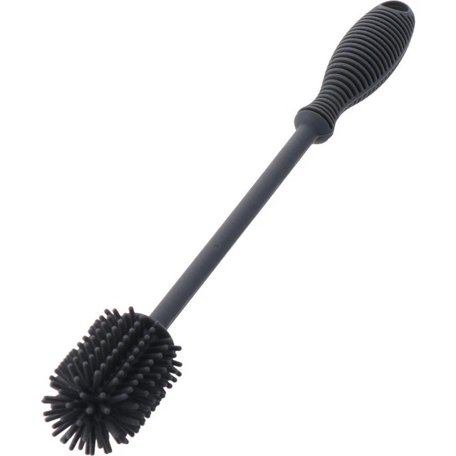 Brosse De Nettoyage Pour Biberons Et Bouteilles - Poils En Silicone Souple, Longue Poignée - Pour Tasses, Verres, Bouilloires