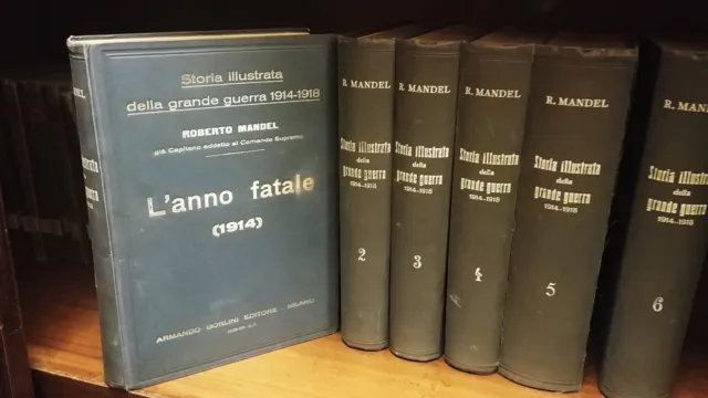 STORIA ILLUSTRATA DELLA GRANDE GUERRA – Roberto Mandel  6 volumi